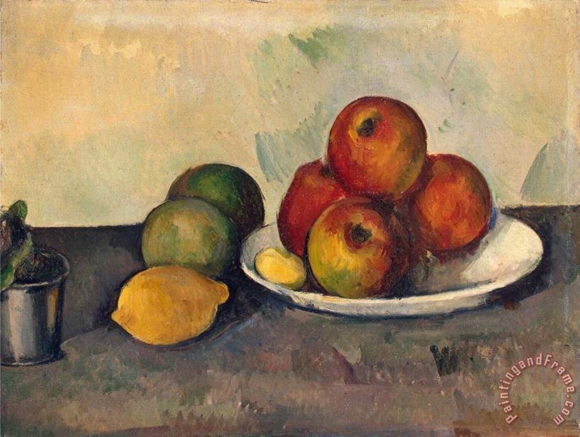 Still Life with Apples C 1890 painting - Paul Cezanne Still Life with Apples C 1890 Art Print