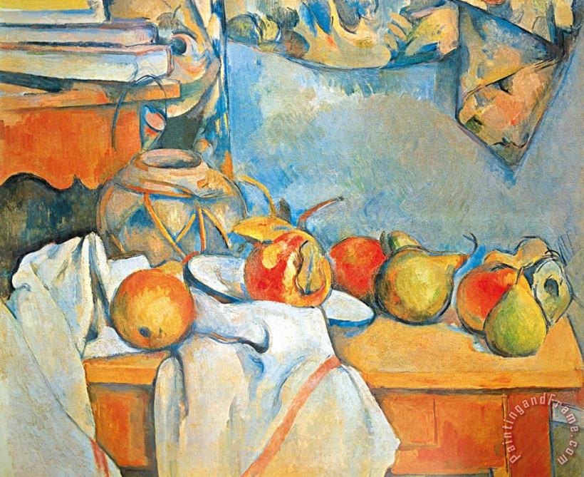 Still Life with Pears painting - Paul Cezanne Still Life with Pears Art Print