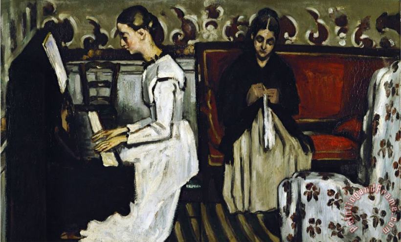 Paul Cezanne Tannhauser Overture Circa 1869 Art Painting
