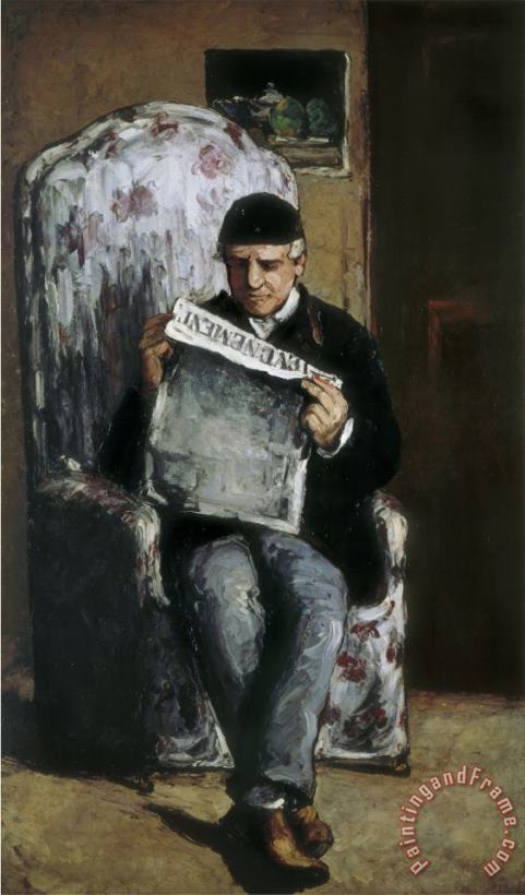Paul Cezanne The Artist S Father Art Print