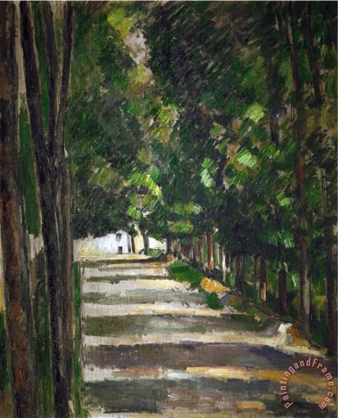 Paul Cezanne The Avenue Park of Chantilly Circa 1879 Art Print