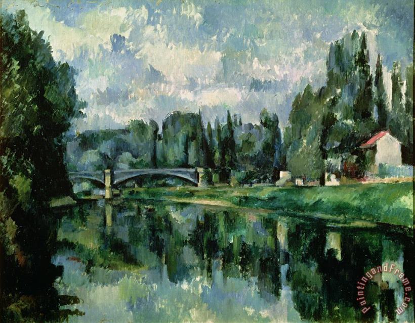Paul Cezanne The Banks of the Marne at Creteil Art Print