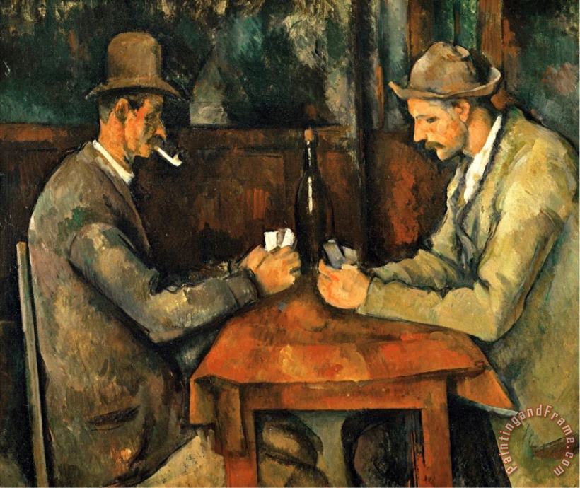 Paul Cezanne The Card Players 1890 95 Art Painting