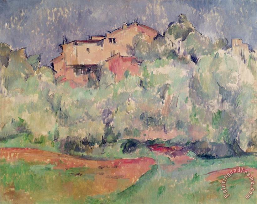 Paul Cezanne The House at Bellevue Art Print