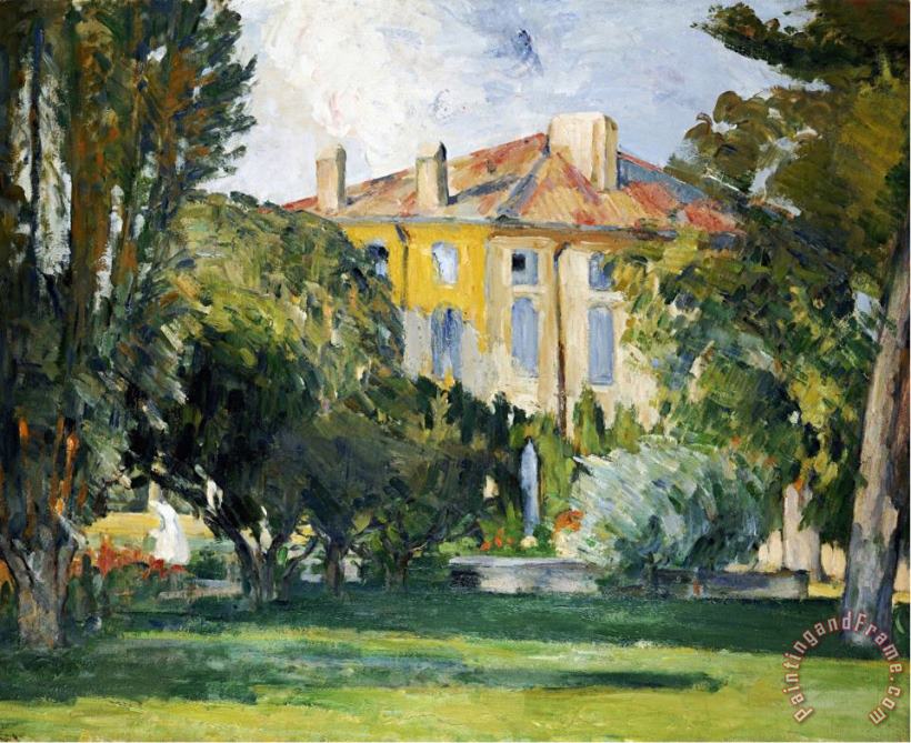 Paul Cezanne The House at Jas De Bouffan 1882 1885 Art Painting