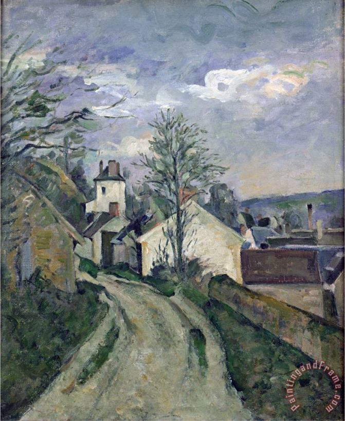 The House of Doctor Gachet painting - Paul Cezanne The House of Doctor Gachet Art Print