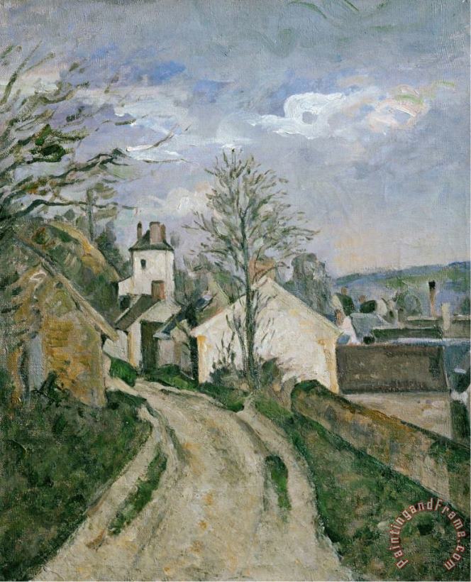 Paul Cezanne The House of Dr Gachet at Auvers Circa 1873 Art Print