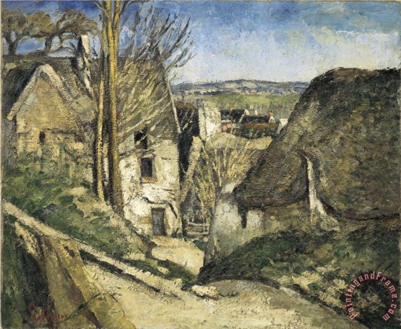 The House of The Hanged Man Auvers Sur Oise painting - Paul Cezanne The House of The Hanged Man Auvers Sur Oise Art Print