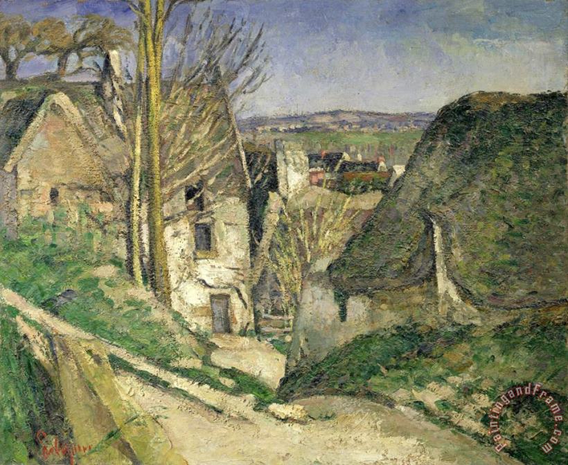 The House of The Hanged Man Auvers Sur Oise 1873 painting - Paul Cezanne The House of The Hanged Man Auvers Sur Oise 1873 Art Print
