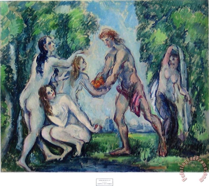 Paul Cezanne The Judgement of Paris Art Painting