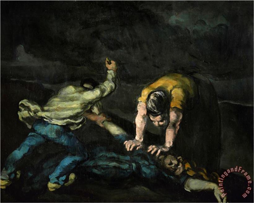 Paul Cezanne The Murder 1868 Art Painting