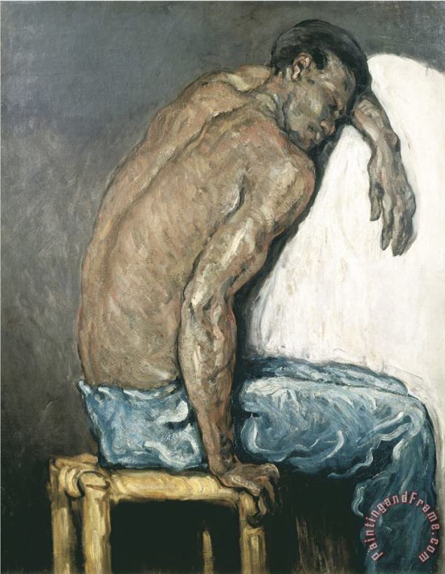 The Negro Scipion painting - Paul Cezanne The Negro Scipion Art Print