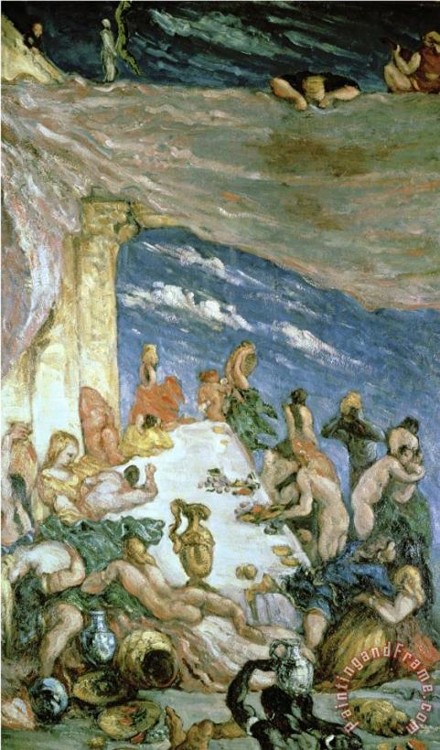 Paul Cezanne The Orgy C 1866 68 Oil on Canvas Art Painting