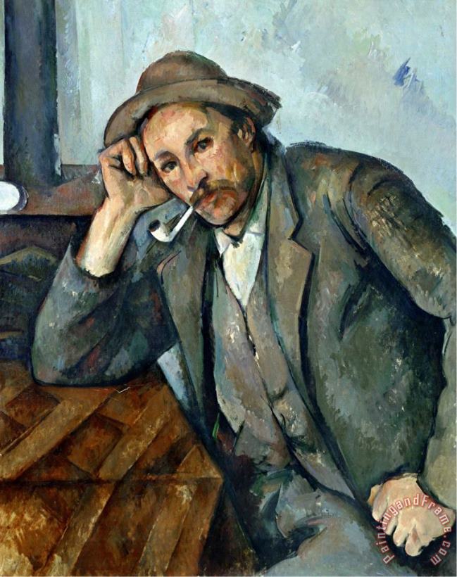 Paul Cezanne The Pipe Smoker Art Print