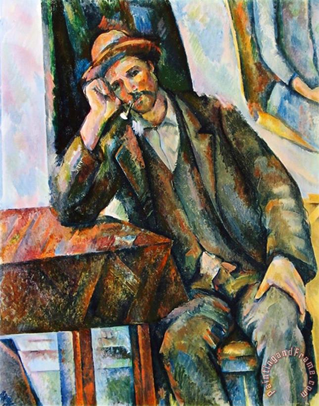 Paul Cezanne The Smoker Art Print