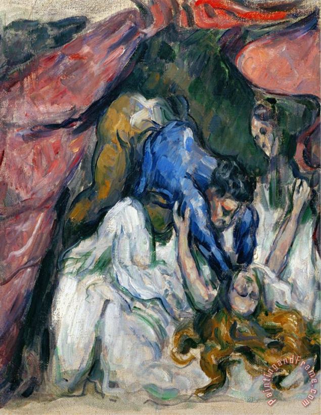 Paul Cezanne The Strangled Woman 1870 1872 Art Painting