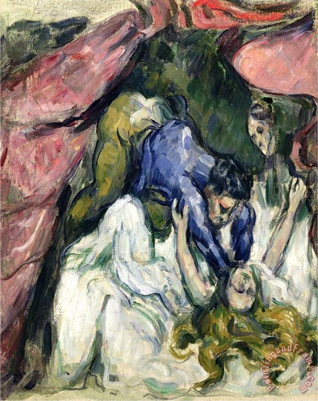 The Strangled Woman Circa 1870 72 painting - Paul Cezanne The Strangled Woman Circa 1870 72 Art Print