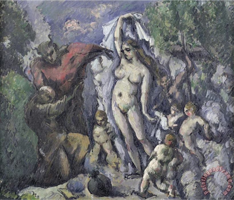 Paul Cezanne The Temptation of Saint Anthony Art Painting