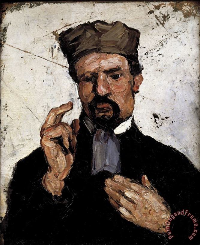 The Uncle painting - Paul Cezanne The Uncle Art Print