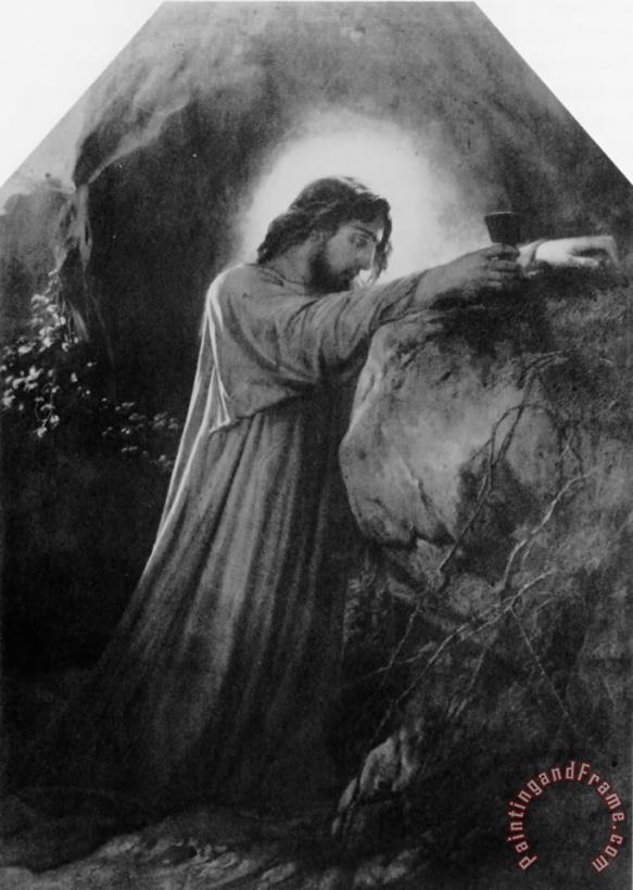 Paul Delaroche Christ on The Mount of Olives Art Print