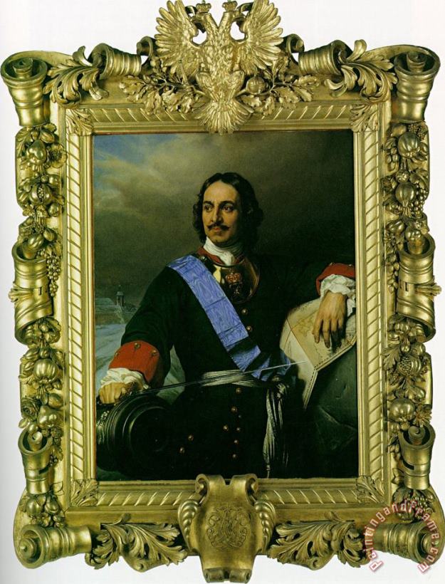 Peter The Great of Russia painting - Paul Delaroche Peter The Great of Russia Art Print