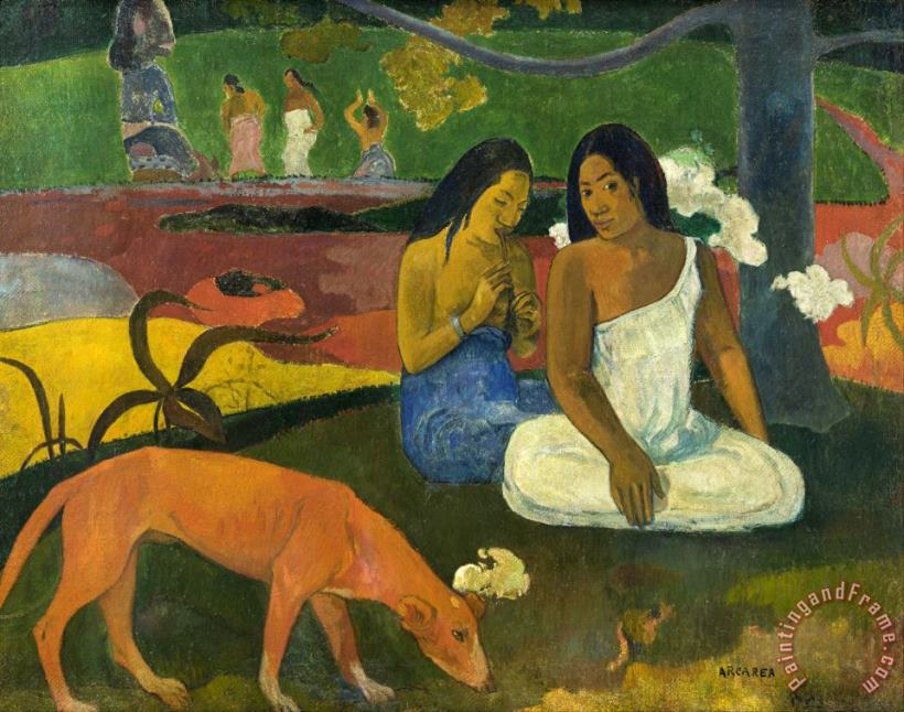 Paul Gauguin Arearea Art Print