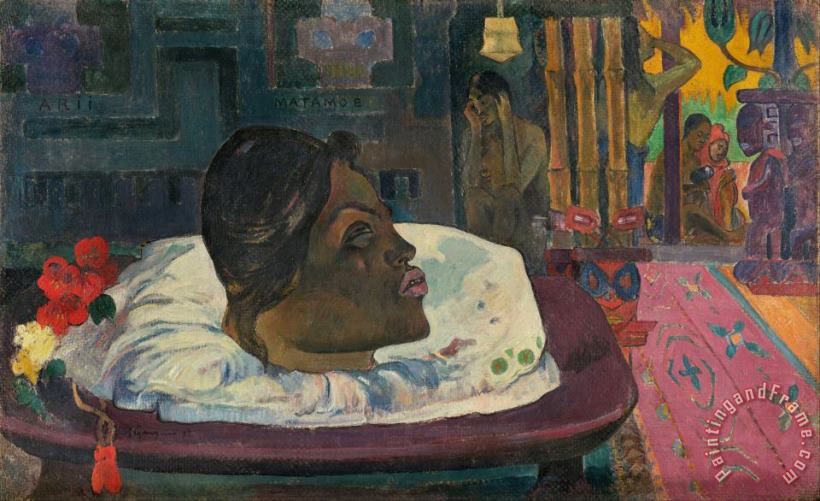 Arii Matamoe (the Royal End) painting - Paul Gauguin Arii Matamoe (the Royal End) Art Print