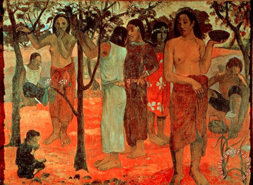Paul Gauguin Delightful Days Art Print