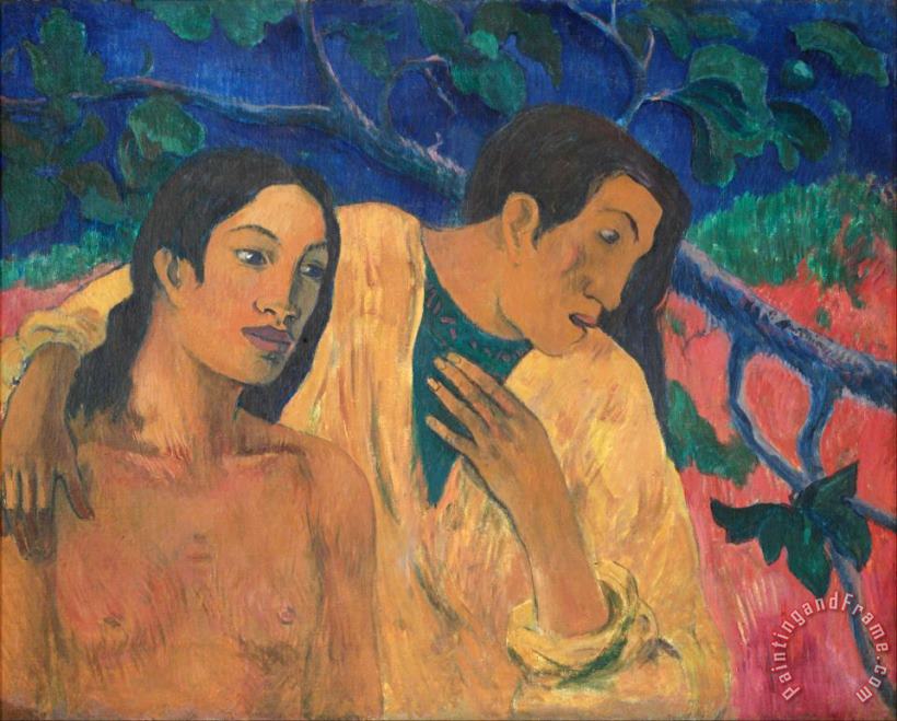 Escape painting - Paul Gauguin Escape Art Print