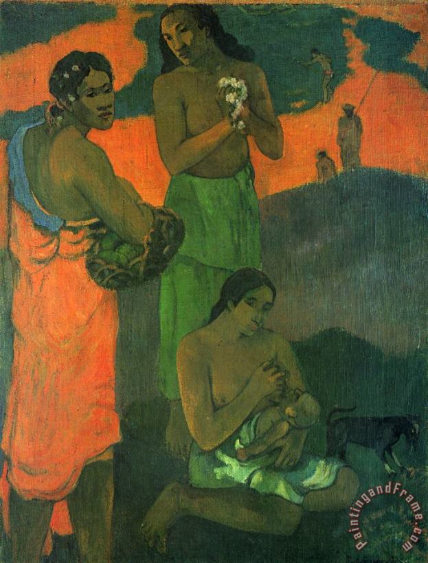 Paul Gauguin Motherhood Art Print