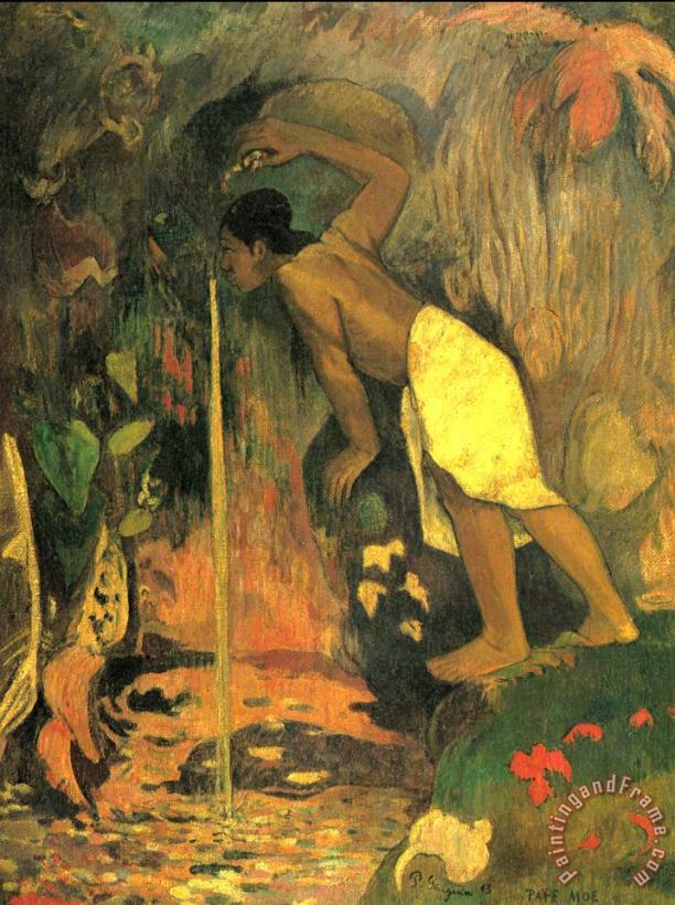 Paul Gauguin Pape Moe Art Painting