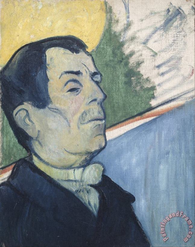 Portrait of a Man painting - Paul Gauguin Portrait of a Man Art Print