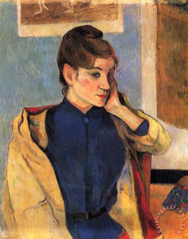 Portrait of Madelaine Bernard painting - Paul Gauguin Portrait of Madelaine Bernard Art Print