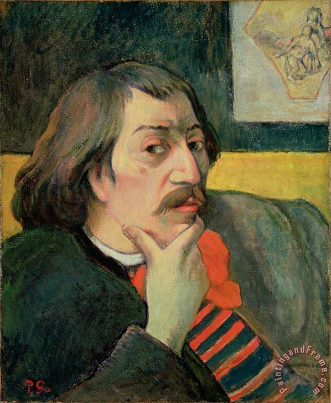 Self portrait painting - Paul Gauguin Self portrait Art Print
