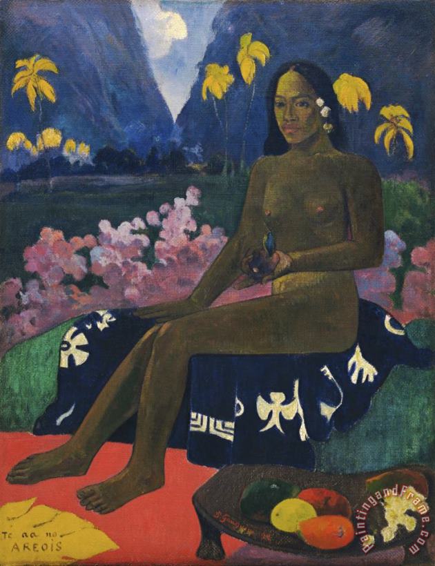 Paul Gauguin Te Aa No Areois (the Seed of The Areoi) Art Print