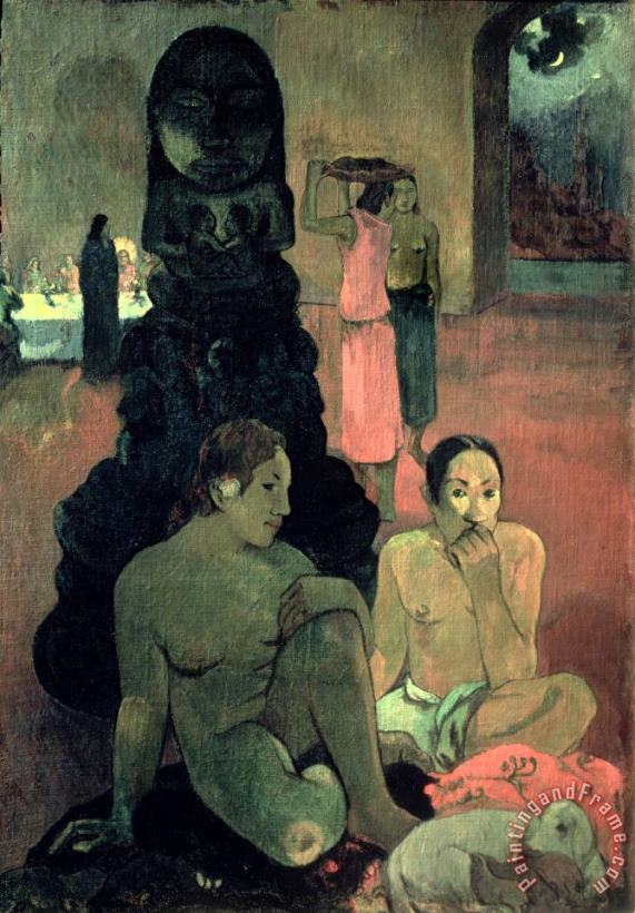 Paul Gauguin The Great Buddha Art Print