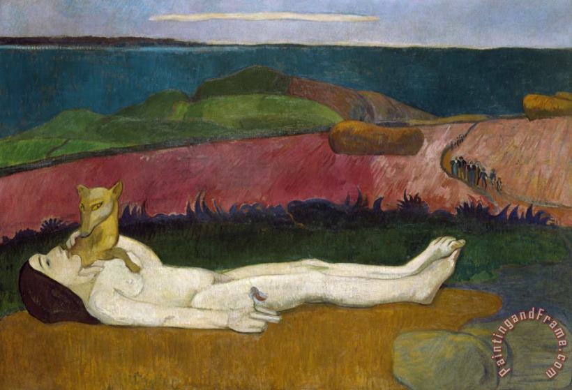Paul Gauguin The Loss of Virginity, 1890 91 Art Print