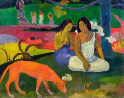 Paul Gauguin - The Red Dog painting