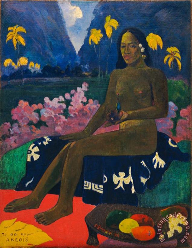 Paul Gauguin The Seed of The Areoi Art Painting