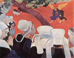 Paul Gauguin The Vision After The Sermon (jacob Wrestling with The Angel)