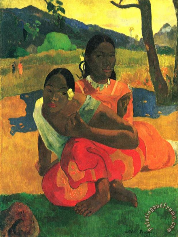 Paul Gauguin When Did You Get Married Art Print