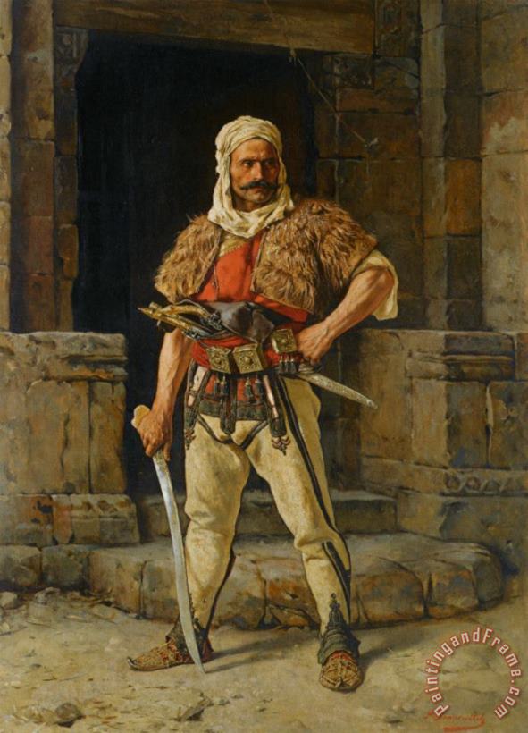 Paul Joanovitch A Serbian Warrior Art Print
