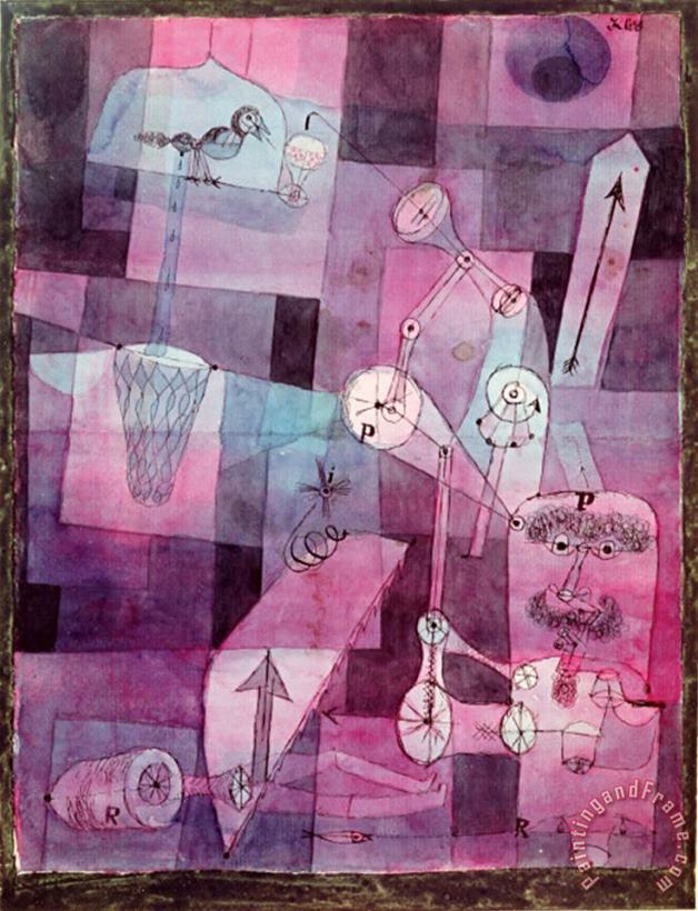 Paul Klee Analysis of Diverse Perversities 1922 Art Print