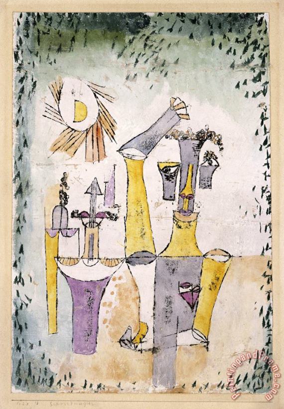 Paul Klee Black Magic Art Print