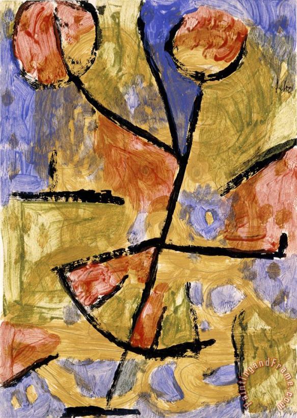 Dance Flower painting - Paul Klee Dance Flower Art Print