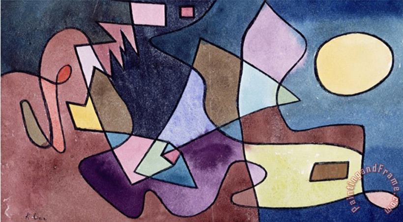 Paul Klee Dramatic Landscape Dramatische Landschaft Art Painting
