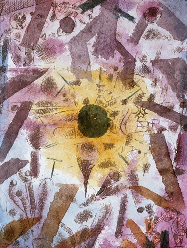 Eclipse of The Sun Sonnenfinsternis painting - Paul Klee Eclipse of The Sun Sonnenfinsternis Art Print