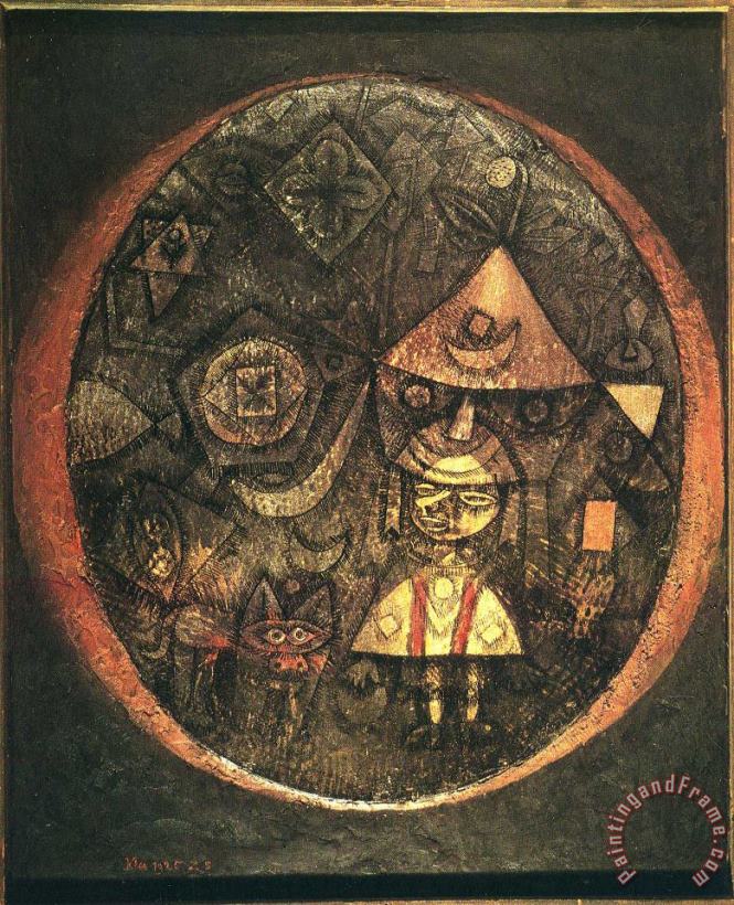 Fairy Tale of The Dwarf 1925 painting - Paul Klee Fairy Tale of The Dwarf 1925 Art Print