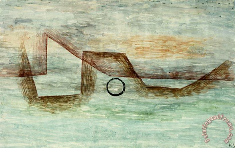 Paul Klee Flooding Uberflutung Art Painting