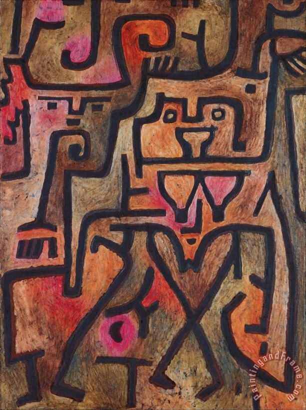 Paul Klee Forest Witches Art Print